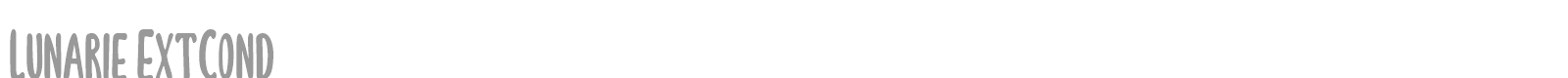 Lunarie font preview